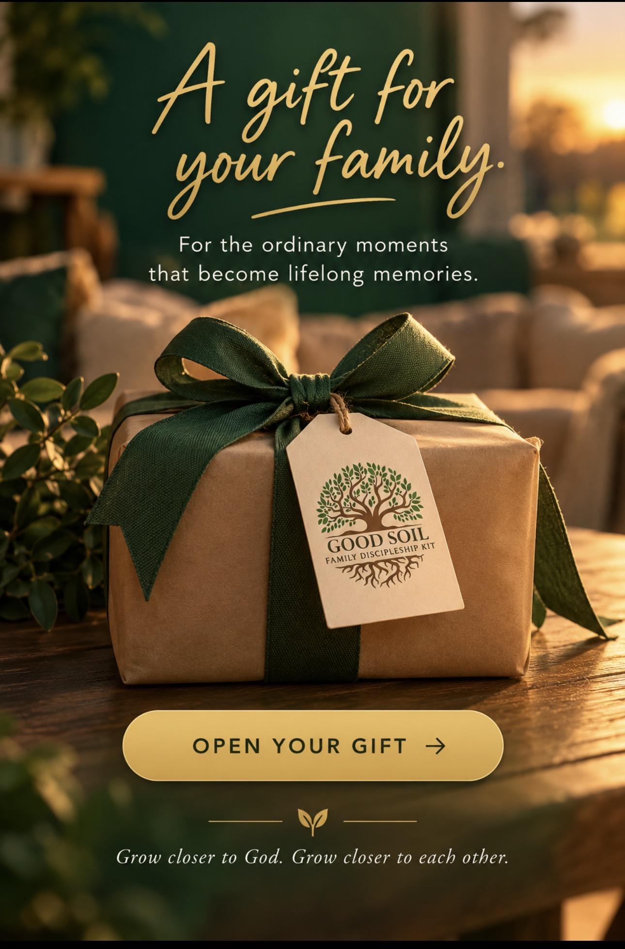 Jr.’s Family Discipleship Kit cover: a gift for your family